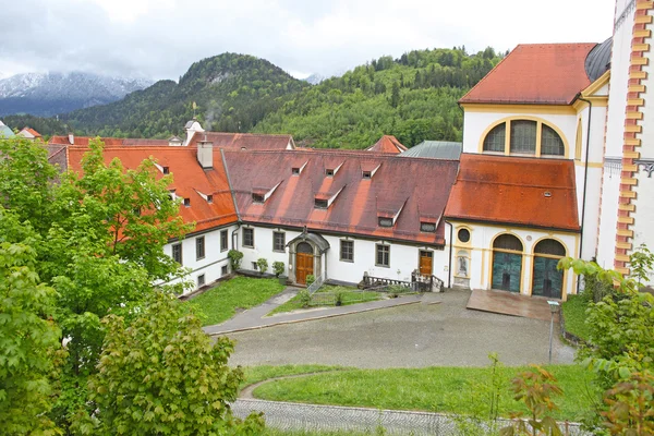 Slottet i Füssen. Bayern, Alperna, Tyskland, Europa — Stockfoto
