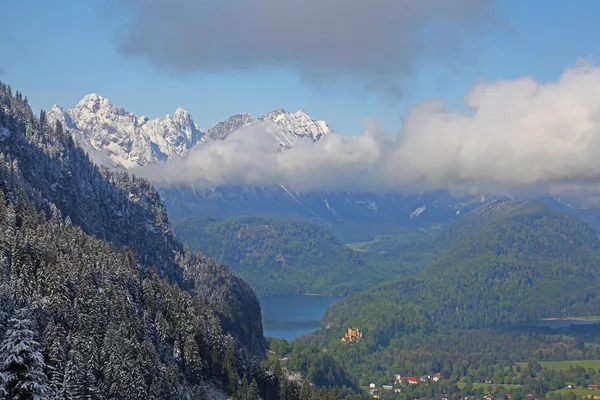 Paisaje de los Alpes bávaros en Alemania, —  Fotos de Stock