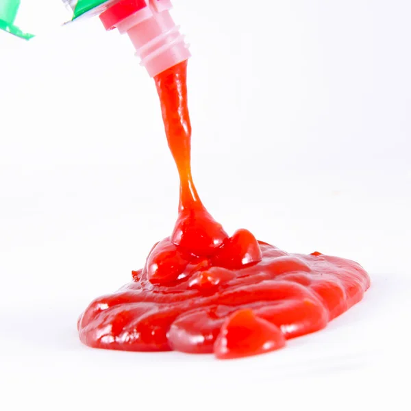 Ketchup, salsa di pomodoro — Foto Stock