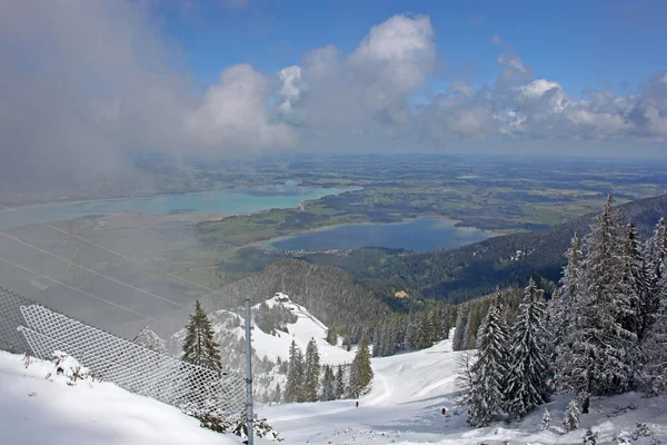 Paysage des Alpes bavaroises en Allemagne, — Photo