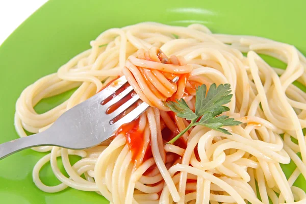 Stock image Spaghetti with tomato sauce