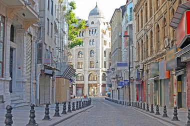 eski sokaklar olmadan, istanbul. Türkiye, sabah erken alınan