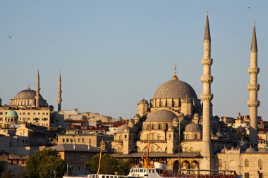 İstanbul Eminönü bölgesinde, Türkiye'nin yeni Camii (yeni cami)