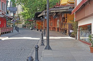 eski sokaklar olmadan, istanbul. Türkiye, sabah erken alınan