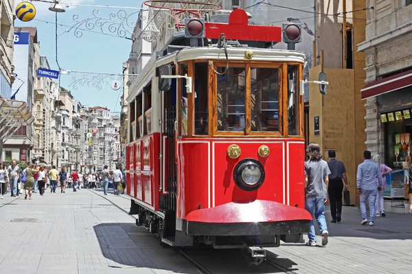 Tram Beyoglu, Istanbul. Turchia — Foto Stock