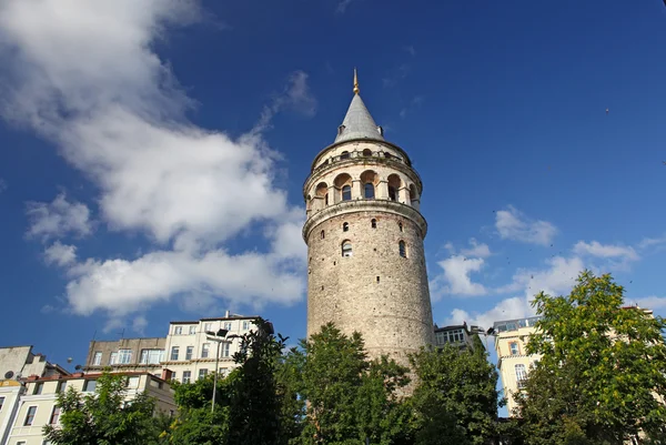 Galata tower i istanbul, Turkiet — Stockfoto