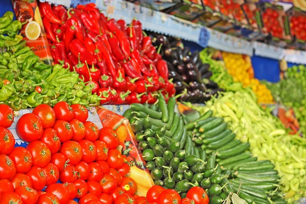 Fresh fruits and begetables taken in Istanbul, Turkey — Stock Photo, Image