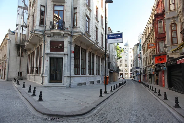 Eski sokaklar olmadan, istanbul. Türkiye, sabah erken alınan — Stok fotoğraf