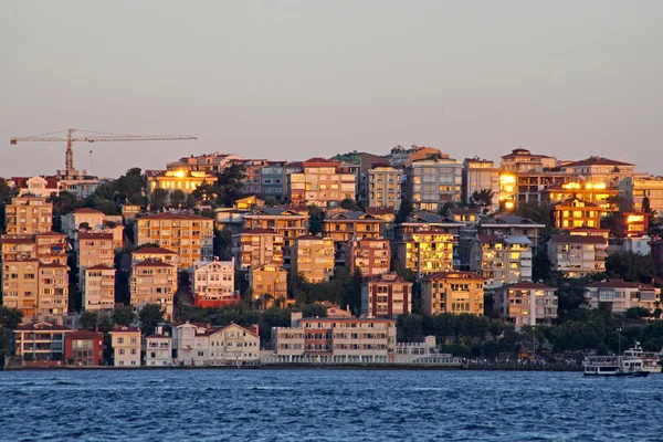 Panorama atardecer de Estambul - Turquía viajes fondo —  Fotos de Stock