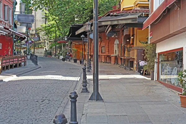 Oude straten zonder, istanbul. Turkije, vroeg in de ochtend genomen — Stockfoto