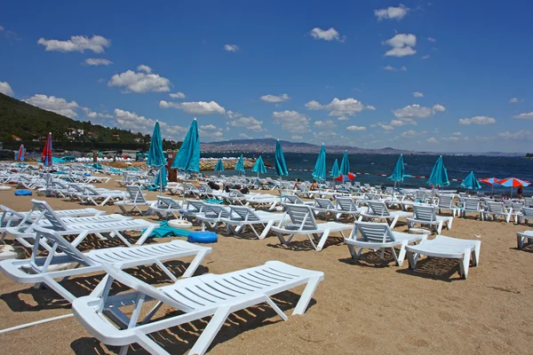 Strand genomen in princess eilanden, Turkije, istanbul — Stockfoto