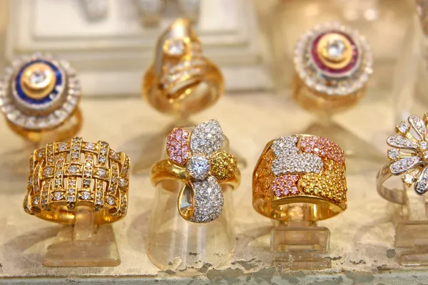 Turkish jewelry Store in istanbul — Stock Photo, Image