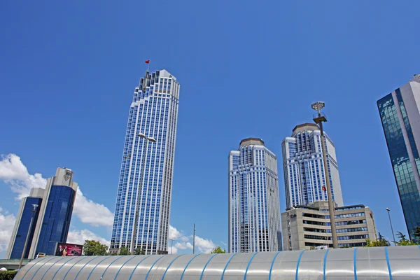 Moderne centrum van istanbul, Turkije — Stockfoto