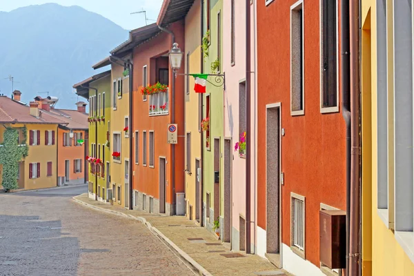 Small old town of Gemona taken in Italy — Stock Photo, Image