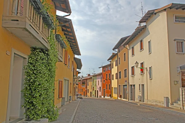 Small old town of Gemona taken in Italy — Stock Photo, Image
