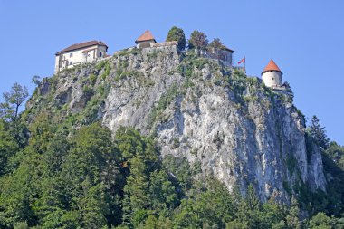 Ortaçağ Kalesi, bled, Slovenya, julian alps