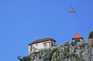 Ortaçağ Kalesi, bled, Slovenya, julian alps