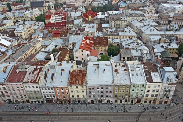 Lviv vista da cidade — Fotografia de Stock
