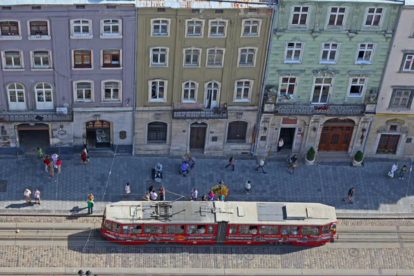 Vista de la ciudad de Lviv — Foto de Stock