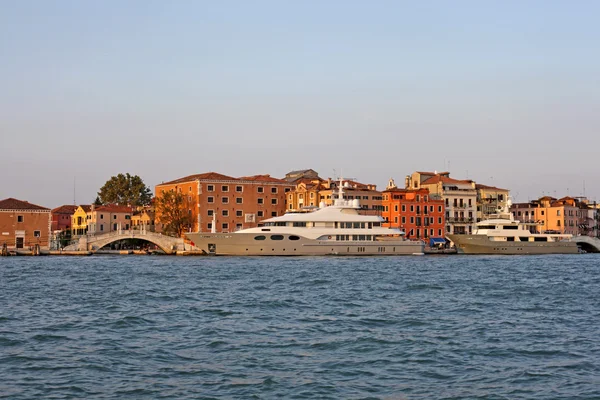 stock image Venice Grand canal with gondolas, Italy in summer bright day