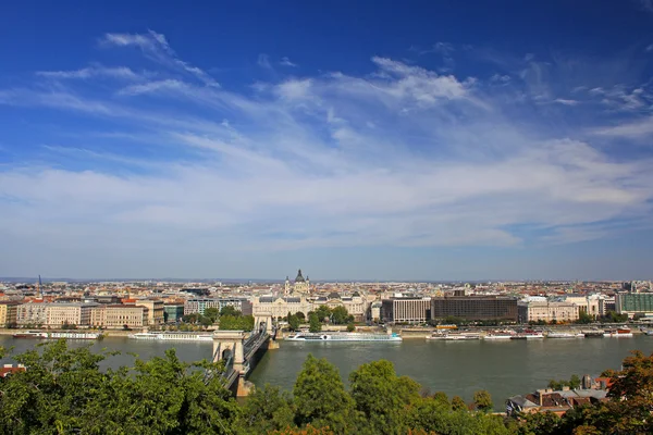 Widok na Budapeszt, Węgry — Zdjęcie stockowe