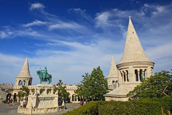 Detail of the Fisherman's Bastion in Budapest — Stock Photo, Image