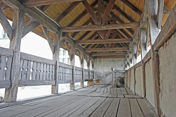 Stock image Oleshkivskyi castle inner view in summer in ukraine