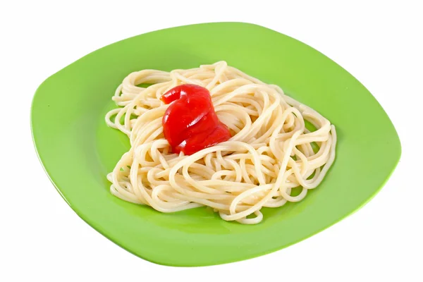 Spaghete cu sos de roșii — Fotografie, imagine de stoc