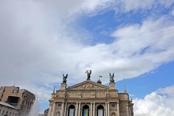 Lviv Opera and Ballet Theater, Lviv, Ukraine — Stock Photo, Image