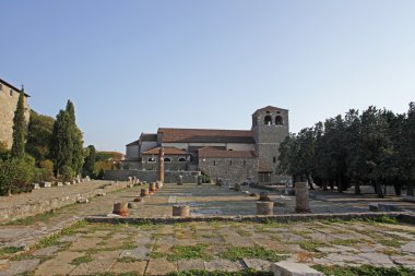 Çan kulesi ve Saint Justus Katedrali Trieste (İtalya'nın)