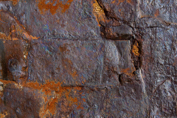 Rough iron ore texture