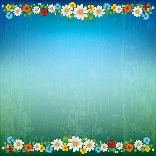 Astratto primavera sfondo floreale — Vettoriale Stock