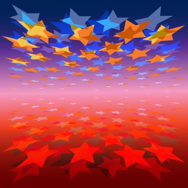 abstract stars background clipart