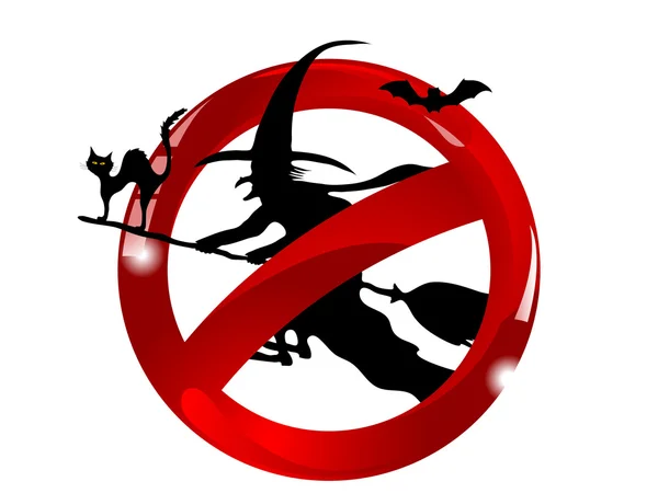 No witches — Stock Vector