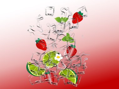 Strawbwrry mojito