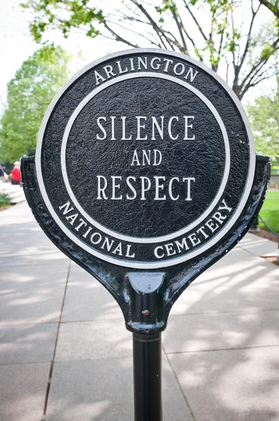 Σιωπή και σεβασμό — Φωτογραφία Αρχείου