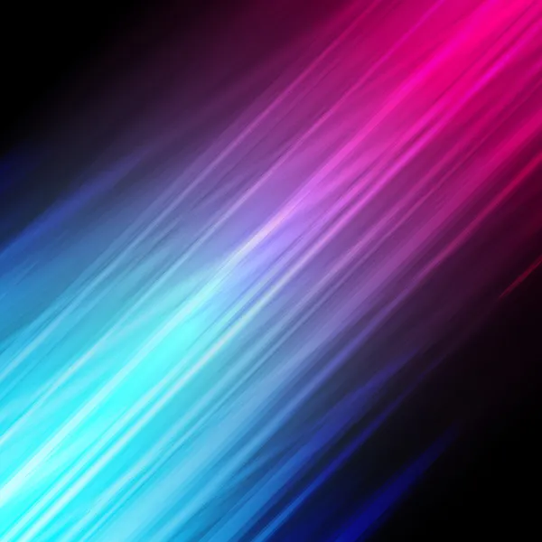 Fond lumineux abstrait futuriste avec des rayures lumineuses au néon — Image vectorielle