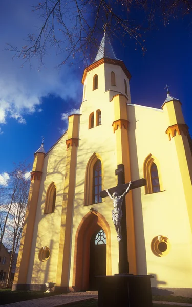 Ukrainian greek catholic church in Tyachiv, Ukraine. — Stock Photo, Image