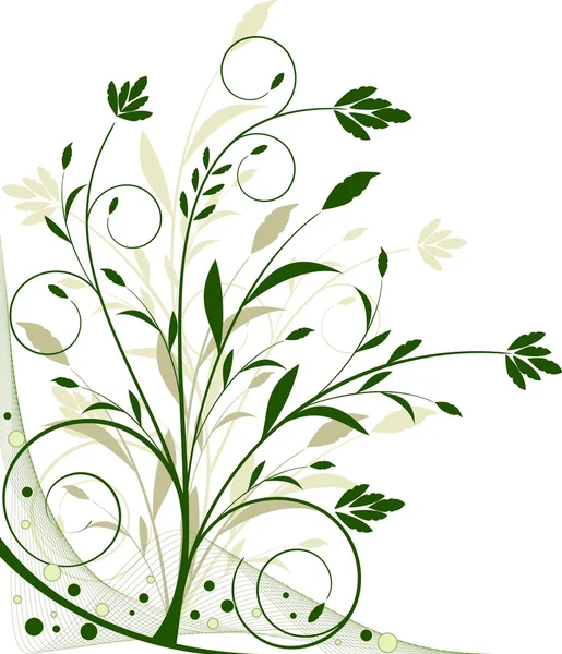 Diseño de fondo floral — Archivo Imágenes Vectoriales