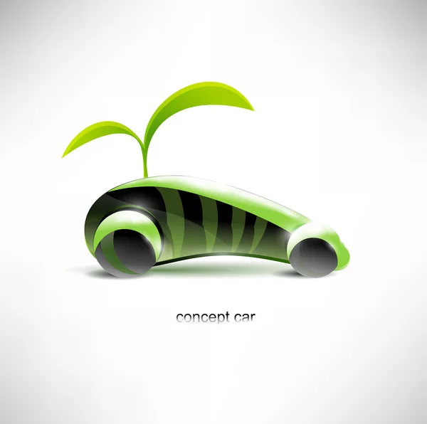 Concept de voiture écologique . — Image vectorielle