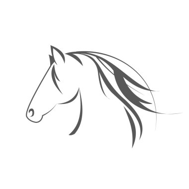 Horse symbol clipart