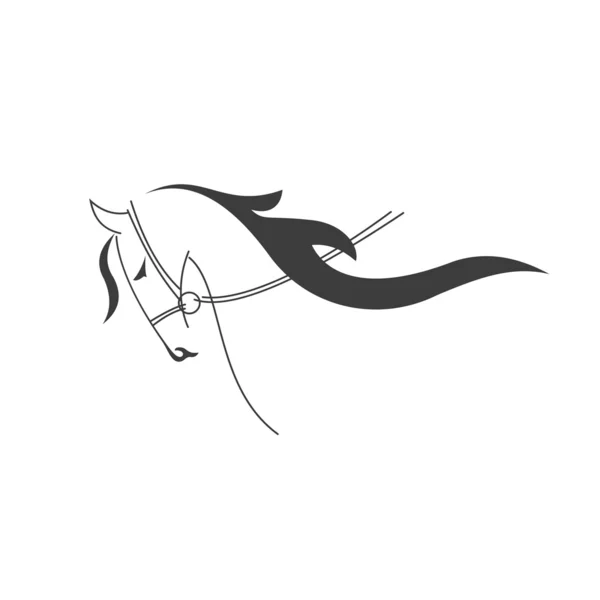 馬のシンボル — ストックベクタ