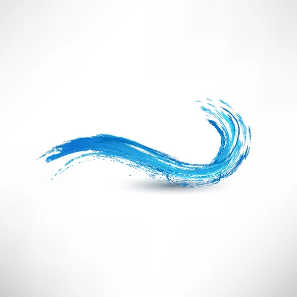 Blue wave sign — Stock Vector