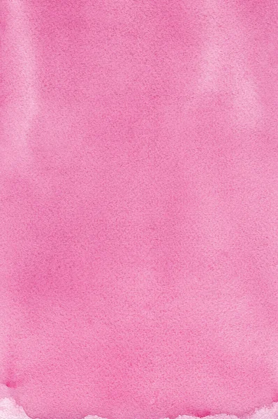 Pink natural handmade watercolour aquarelle painting texture, ve — Stock Photo, Image