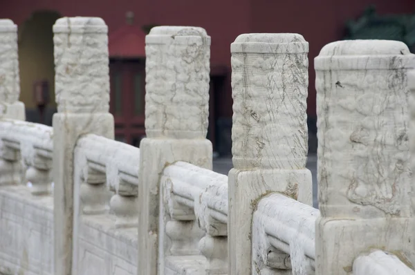 Carving marble fence — Stock Photo, Image