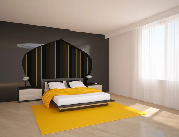 Yatak odası Tasarımı — Stok fotoğraf