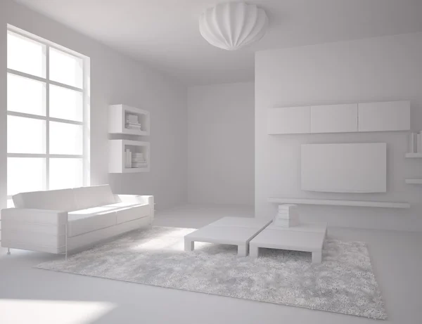 Grey interior composition — Stock Photo, Image