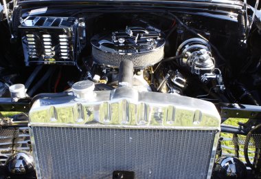 55 Chevy small block clipart