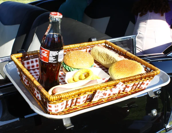 stock image Drive through tray