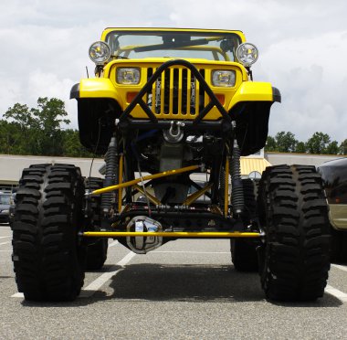 Modified Jeep Wrangler clipart